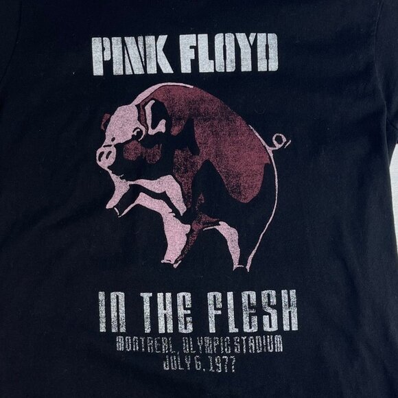 Pink Floyd In The Flesh 1977 Concert Replica Band Tee Tshirt Black Size Small - Picture 6 of 7